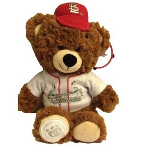 St. Louis Cardinals Teddy Build A Bear Original Tag 25 Year Anniversary B A B
